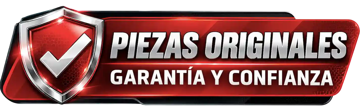 Piezas originales, garantía y confianza